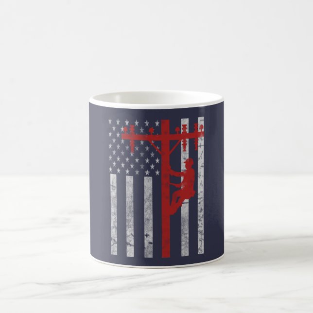 Mug Monteur de lignes américain (Centre)