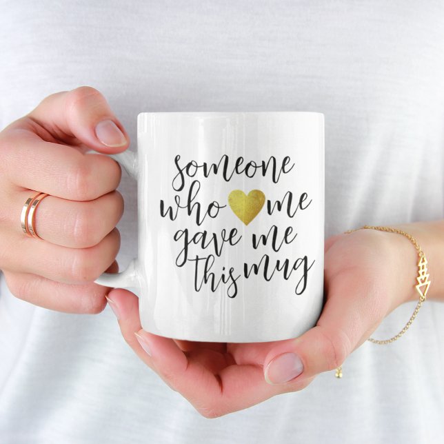 Mug Montrer l'amour pour maman, grand-mère ou fille (for someone you 🤍)