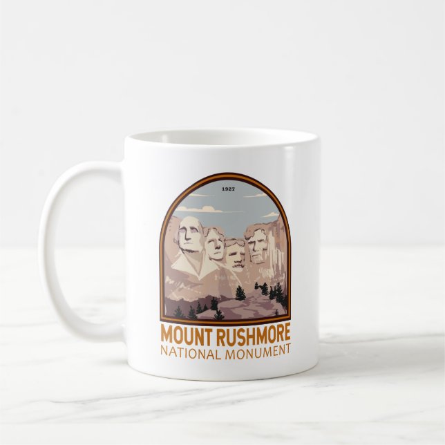 Mug Monument national du Mont Rushmore Dakota du Sud (Gauche)