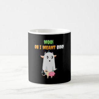 Mug Moo ! Je Veux Dire Boo ! - Drôle Holloween