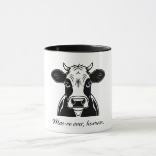 Mug Moo-ve over, humain