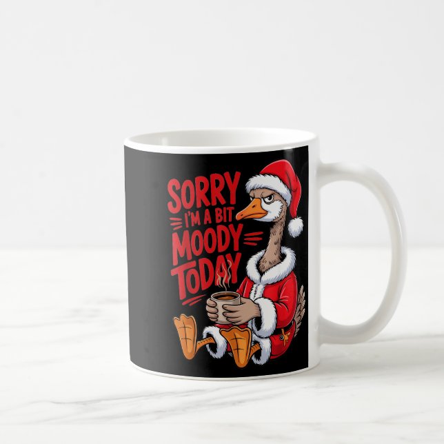 Mug Moody Goose Christmas Santa Suit Coffee Humor Art  (Droite)