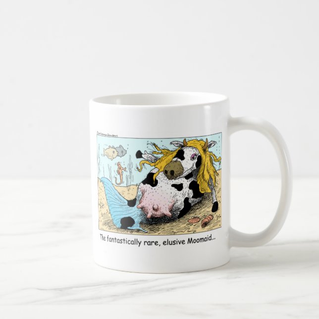 Mug Moomaid Drôle Drôle Vache Dons Dons Objets de coll (Droite)