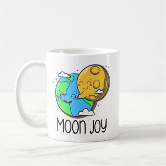 Mug Moon Joy Cute Earth and Moon Hug