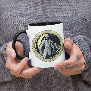 Mug Moon Knight Gold Crescent Moon Caractère graphique