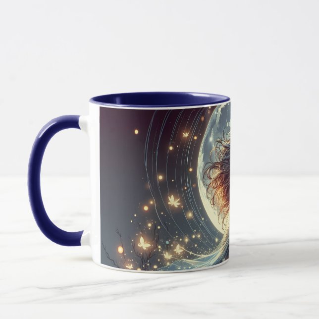 Mug Moonlit Butterfly Enchantress Fantasy (Gauche)