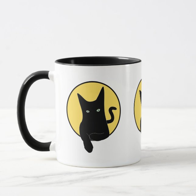 Mug Moonlit Trio – Black Cat (Gauche)
