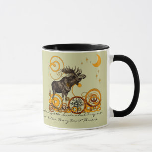 Mug Moose Stein-Walden, Henry David Thoreau Citation
