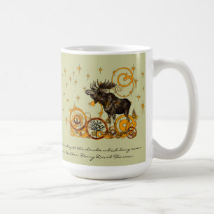 Mug Moose Stein-Walden, Henry David Thoreau Citation