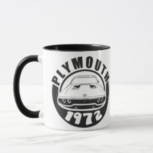 Mug Mopar - 1972 Plymouth Roadrunner White