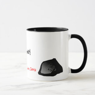 Mug morceau de café de charbon