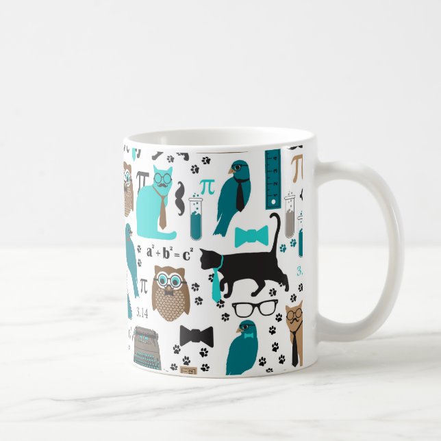 Mug Morceau de pâte à café Pi (Droite)