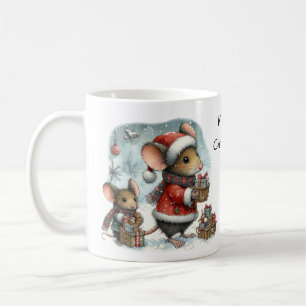 Mug Morceaux mignons avec cadeaux enrobés Chapeau de S