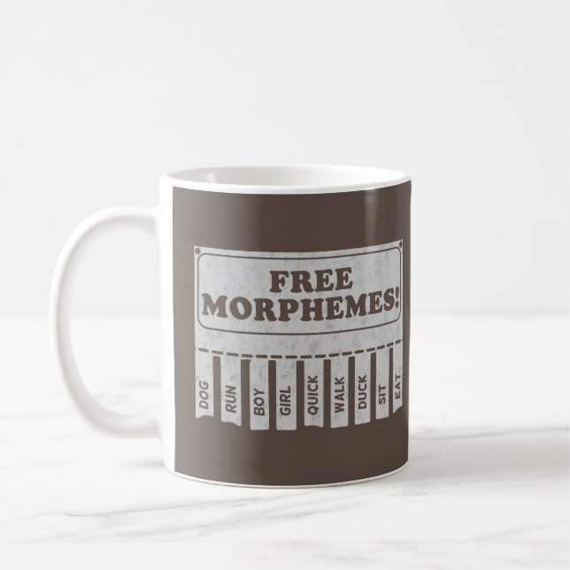Mug Morphèmes libres (Gauche)