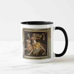 Mug Mosaïque de Dionysus montant une ANNONCE du