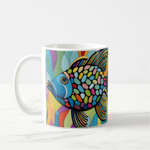 Mug mosaïque de poisson