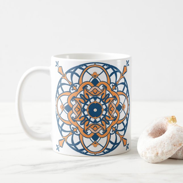 Mug mosaïque marocaine andalouse (Avec donut)
