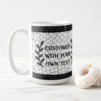 Mug Mosaïque personnalisée Imprimer votre propre texte