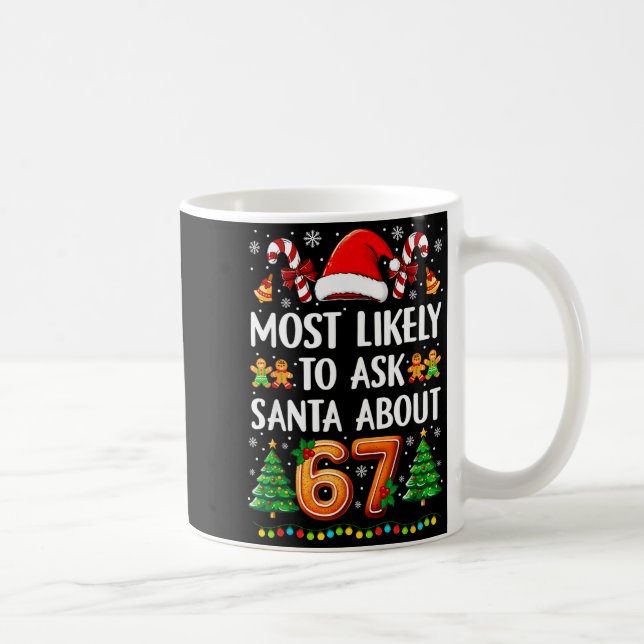 Mug Most Likely To Ask Santa About 67 Funny Christmas  (Droite)