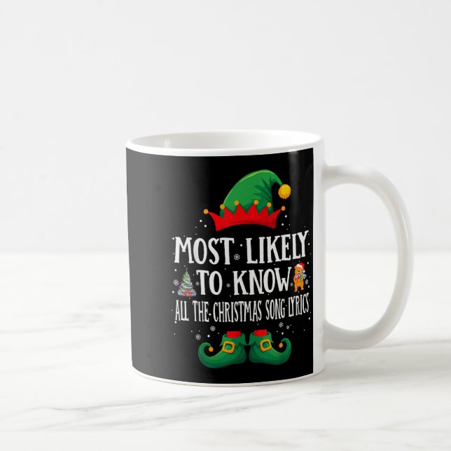 Mug Most Likely To Know The Xmas Song Matching Christm (Droite)