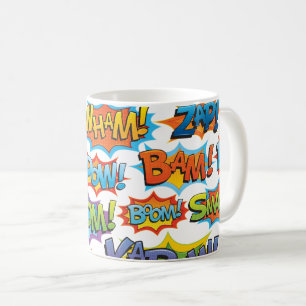 Mug Mot d'action comique