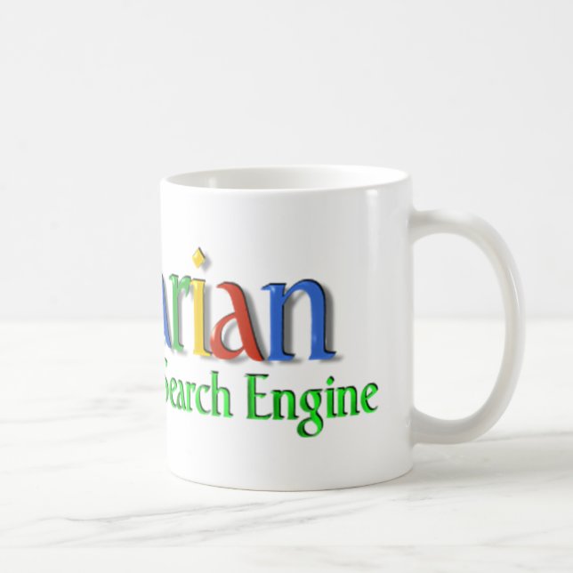 Mug Moteur de recherche d'original de bibliothécaire (Droite)