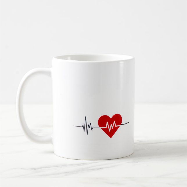 Mug Mother's Day - Heartbeat (Gauche)