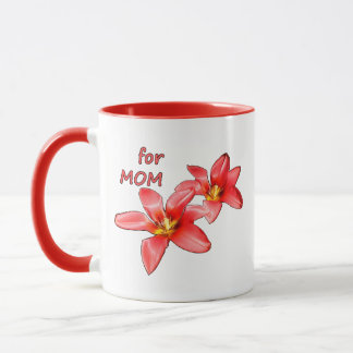 Mug Mother's Day - Tulips For Mom - Illustration | 
