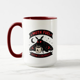 Mug Mothman Café Moth Fuel Caféine et Conspirations