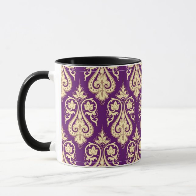 Mug Motif 4 de damassé (Gauche)