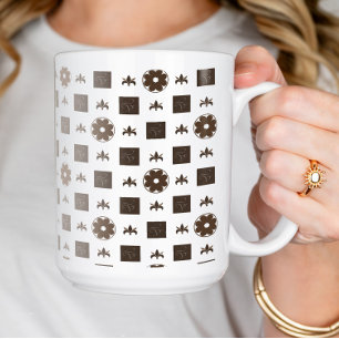Mug Motif À damiers classique