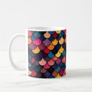 Mug Motif à échelle de Parties scintillant colorée