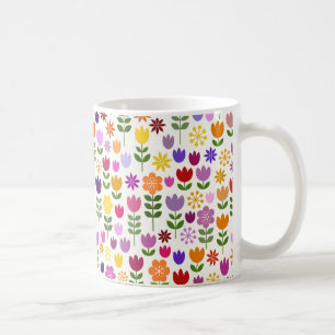 Mug Motif à fleurs de style scandinave