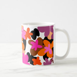 Mug Motif à fleurs roses