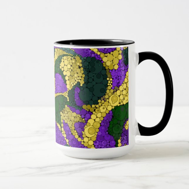 Mug Motif à pois coloré (Droite)