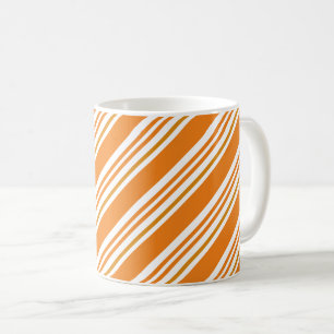 Mug Motif à rayures de saison automnale