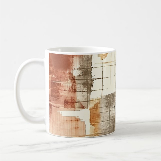 Mug Motif Abstrait Automne esthétique (Gauche)