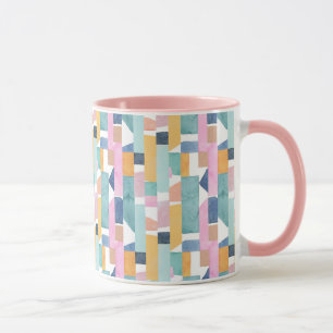Mug Motif abstrait de forme d'aquarelle