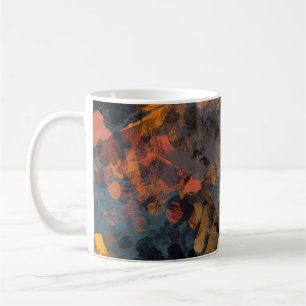 Mug Motif abstrait fait main. Art moderne