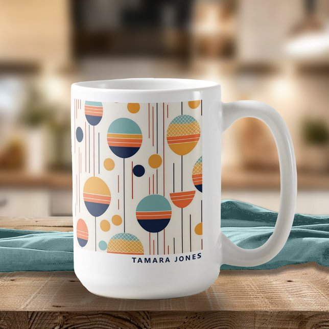 Mug Motif Abstrait géométrique Bauhaus n° 1 ID1068 (Créateur téléchargé)