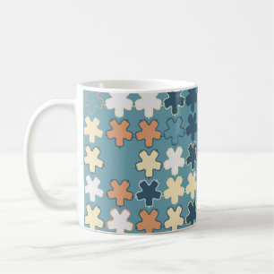 Mug Motif abstrait géométrique sans soudure de sha col