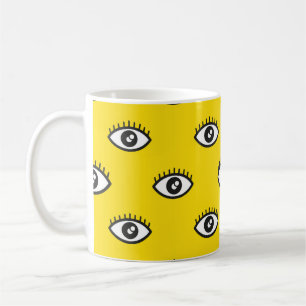 Mug Motif Abstrait pour oeil transparent. Souris ocula