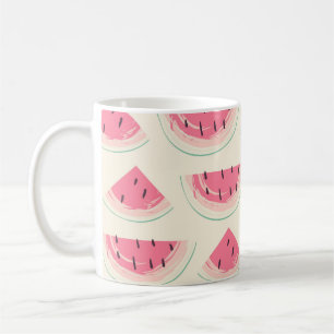 Mug motif Abstrait sans soudure aux fruits. Coloré cré