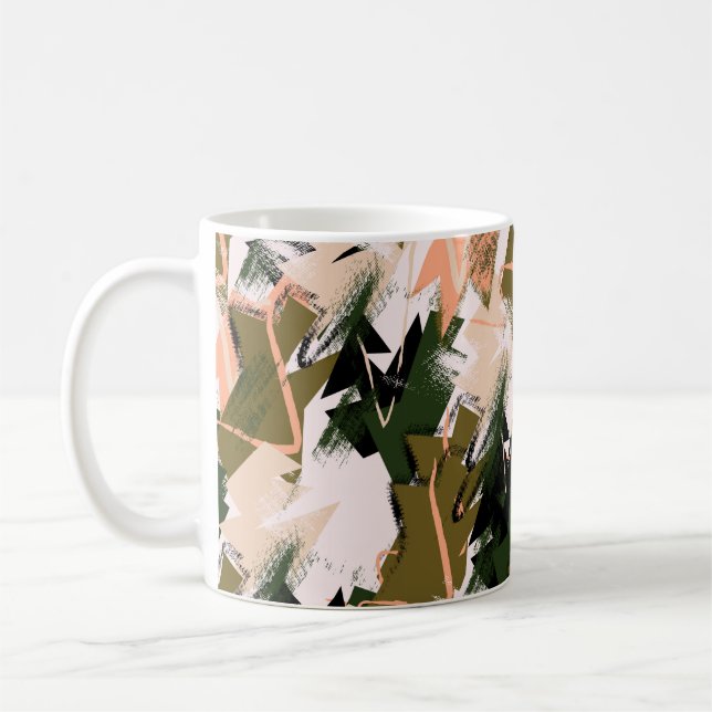 Mug motif Abstrait urbain chaotique sans couture. (Gauche)