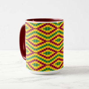 Mug Motif africain coloré Kente