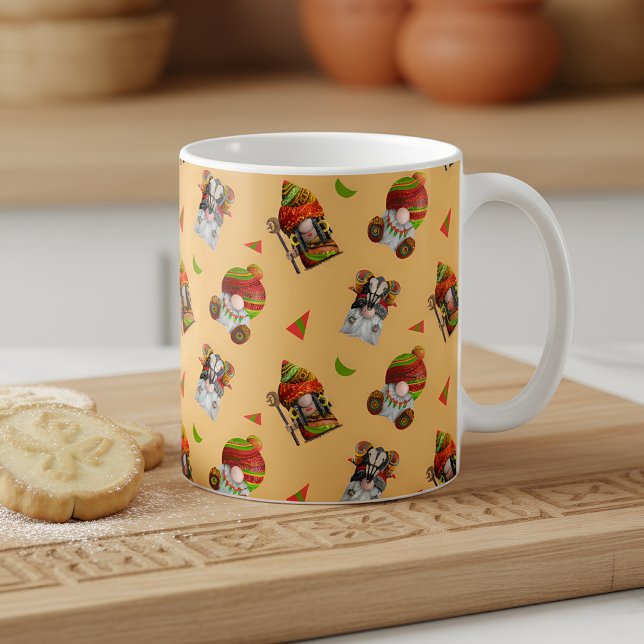 Mug Motif africain des Gnomes (funny african gnomes mug)