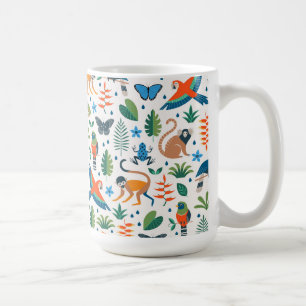 Mug Motif animal de la forêt tropicale