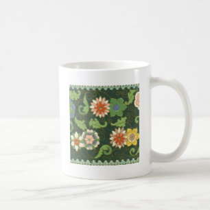 Mug Motif antique cloisonné chinois : Vert Jade