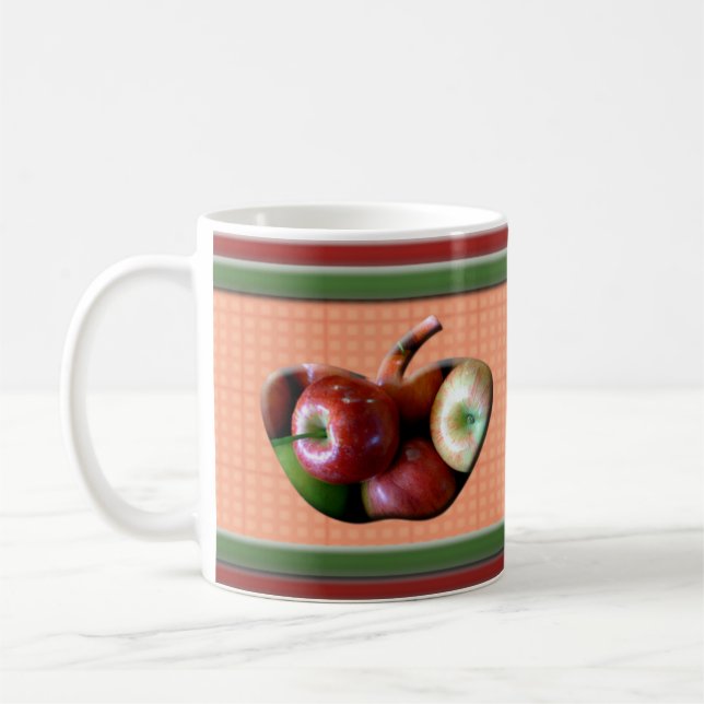 Mug Motif Apple Design (Gauche)