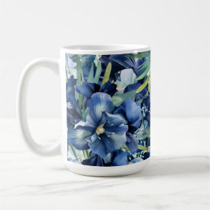 Mug Motif Arrière - plan bleu Iris